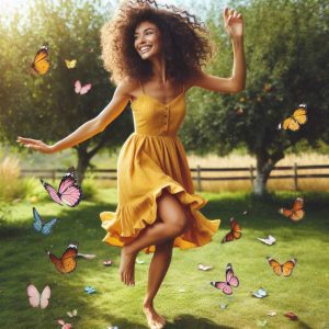 happy healthy woman