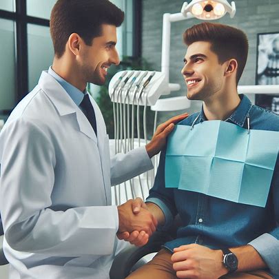dentist and patient